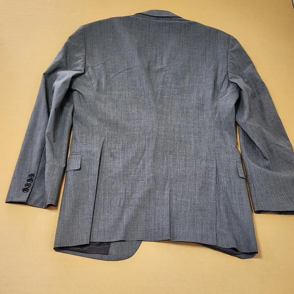 Brooks Brothers Suit Mens 42L 36x30 Gray Wool Blend Madison BrooksCool 2 Piece